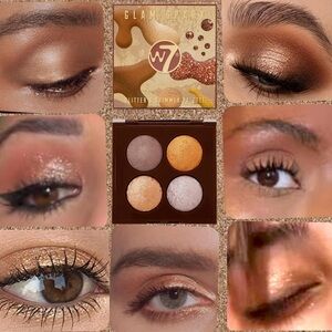 Glam Spark Glitter & Shimmer Eyeshadow Palette Shimmer NWT
